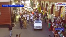 Olympics 2020 gold winner Neeraj Chopra receives special reception by Kolkata police in Kolkata