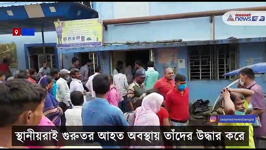 চলন্ত ট্রেন থেকে নামতে গিয়ে ঘটল বিপত্তি, গুরুতর জখম ২ যুবক