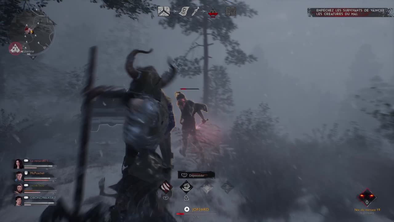 On effraie les survivants dans Evil Dead The Game