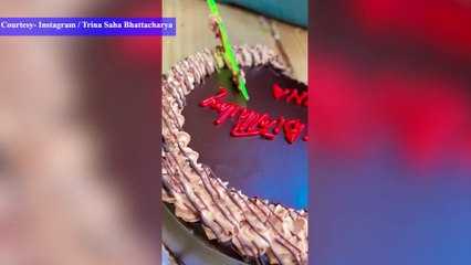 Trina Saha birthday celebration