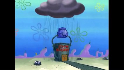 Plankton watching TV Green Screen Template