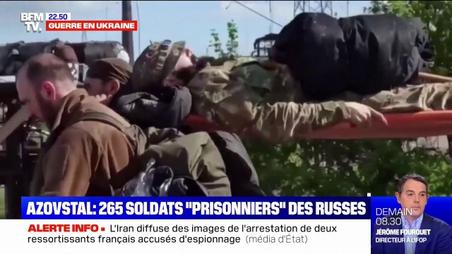 Guerre en Ukraine: 265 militaires ukrainiens du site Azovstal désormais prisonniers de la Russie