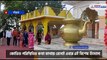 The holy water of Gangasagar reached Khatra shamsan kali temple