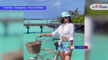 Viral video of Sara Ali Khan in Maldives