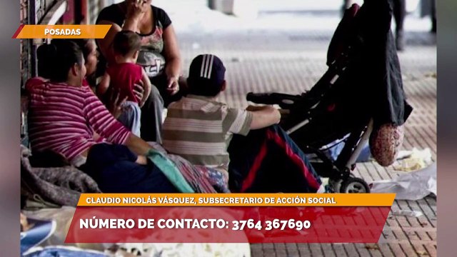 Operativos para asistir a personas en situación de calle