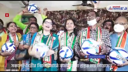 June Malia raised the slogan Khela hobe