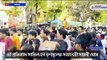 TMC supporters protest against the price hike of Petrol and diseal