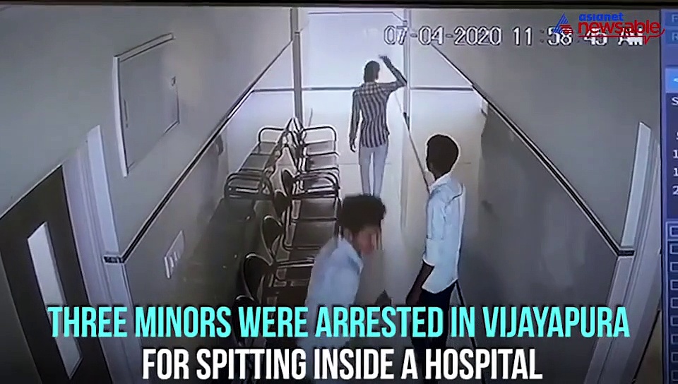 3 minors spitting inside hospital arrested for trying to spread coronavirus in Karnataka