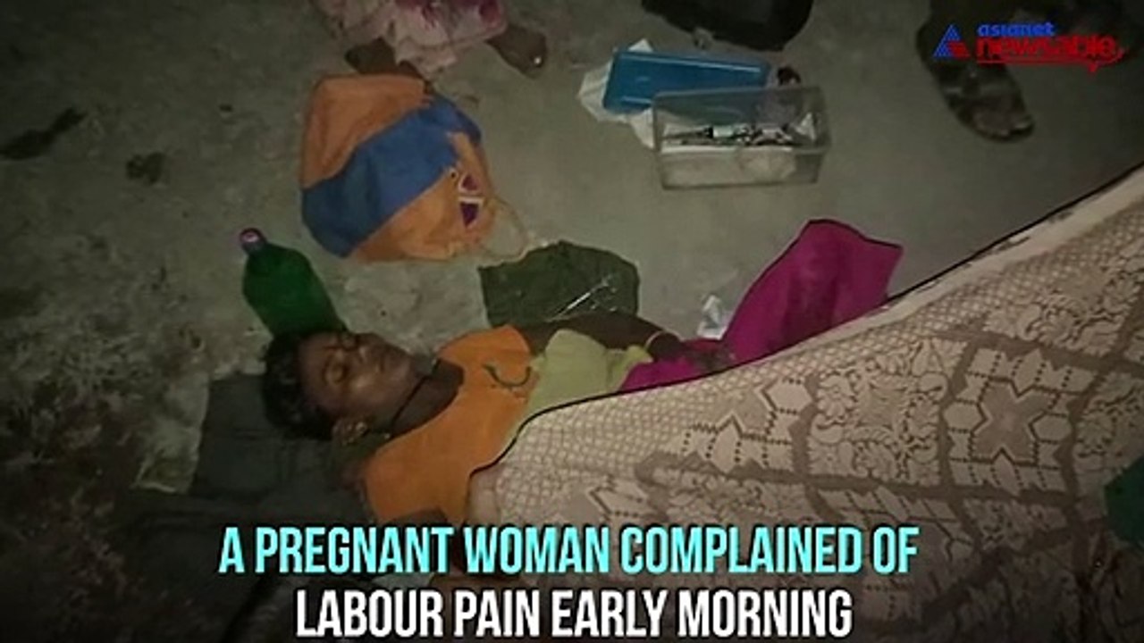 Amidst coronavirus lockdown, woman delivered ba...