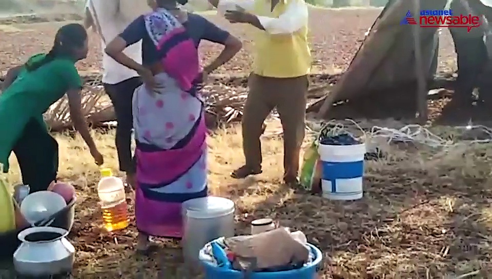 COVID-19 fear: Villagers turn to their field, live in makeshift tents