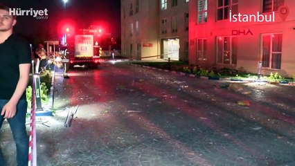 Esenyurt'ta 38 katlı binada yangın çıktı