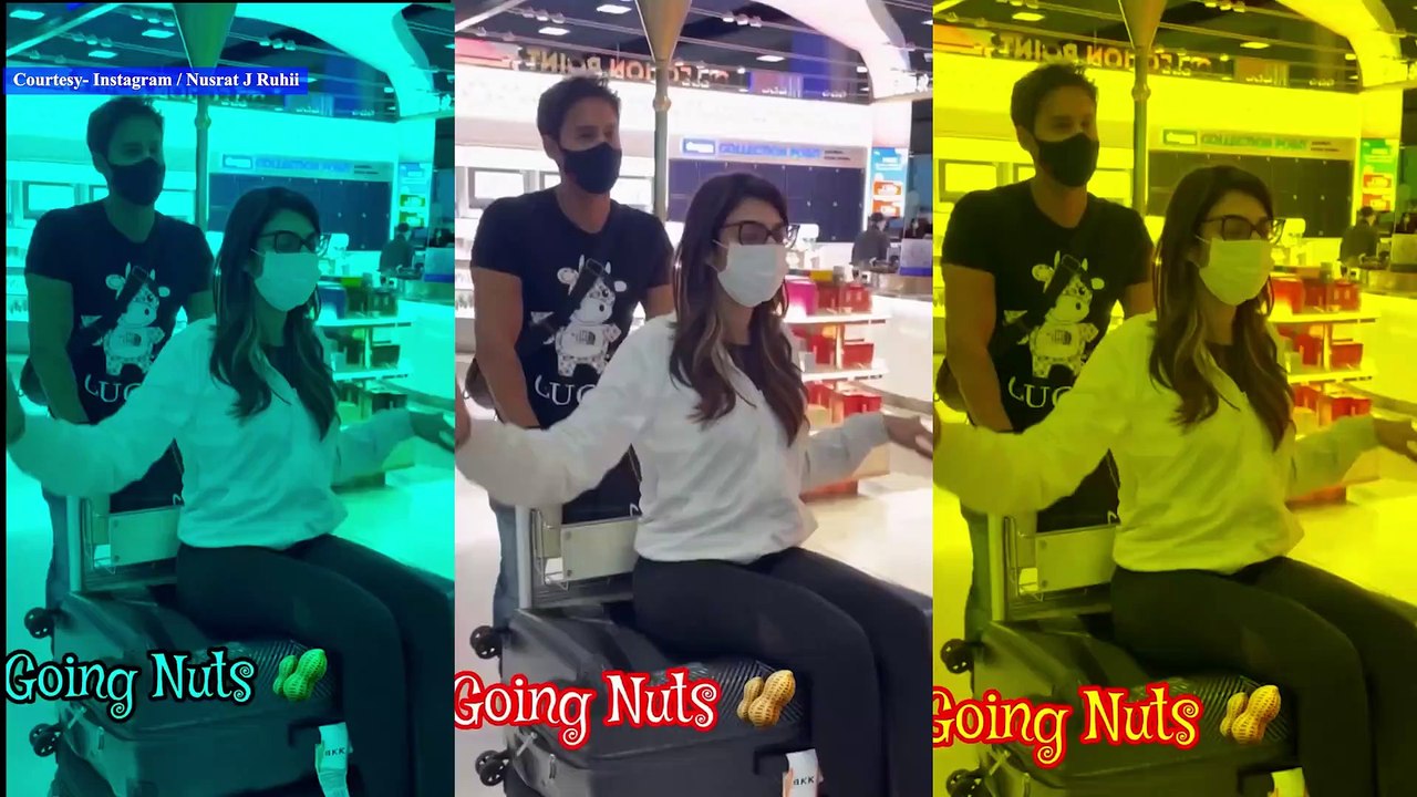 Yash Dasgupta with Nusrat Jahan