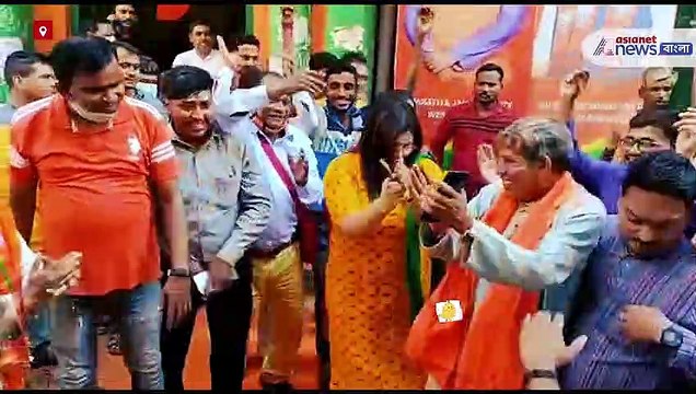 BJP supporters from West Bengal are in celebration mood
