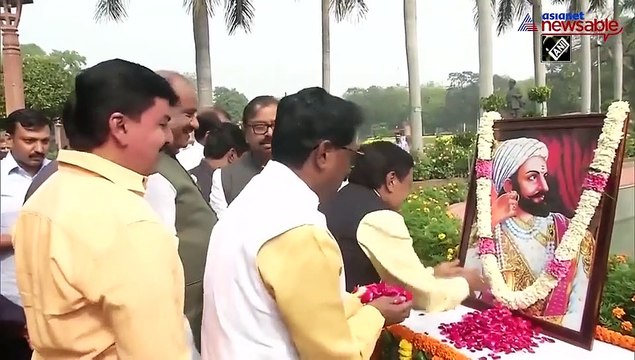 Leaders pay tribute to Chhatrapati Shivaji Maharaj on his birth anniversary