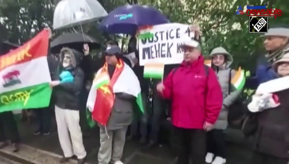 Protest held outside Pakistan High Commission in London to seek justice for Mehak Kumari
