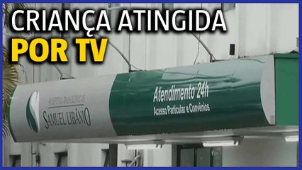 Criança de 1 ano morre atingida por TV em casa em Pouso Alegre