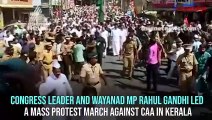 'Save the Constitution' march begins in Wayanad with MP Rahul Gandhi