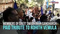 Dalit Swabhiman Sangharsh pays tribute to Rohith Vemula; oppose CAA, NRC