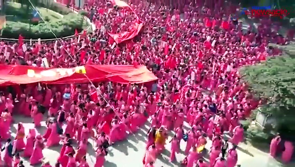 With no salary for 15 months, Karnataka health workers go on indefinite strike