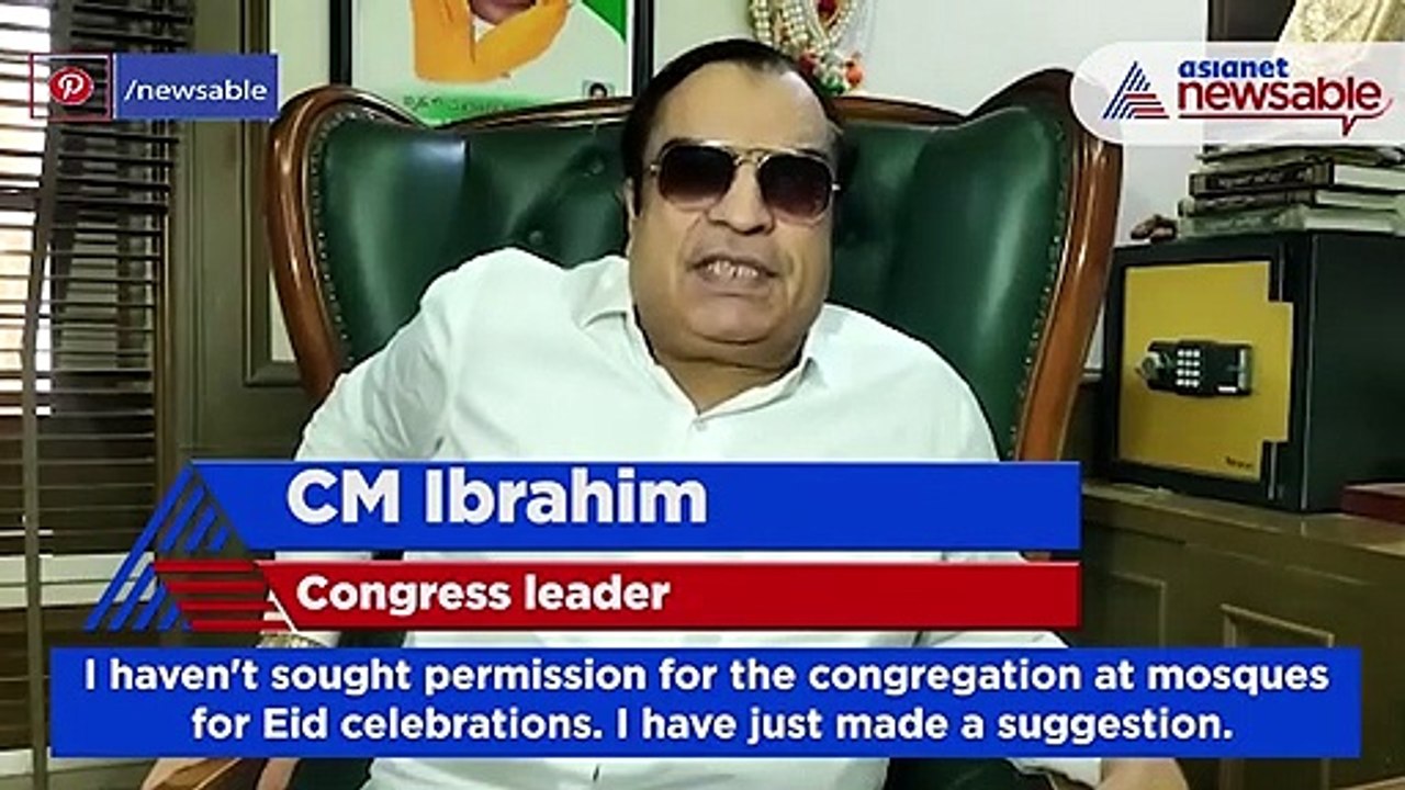 CM Ibrahim on letter to Yediyurappa