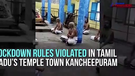 Hundreds gather at Kancheepuram Temple for 'Chitirai festival’ during lockdown in TN