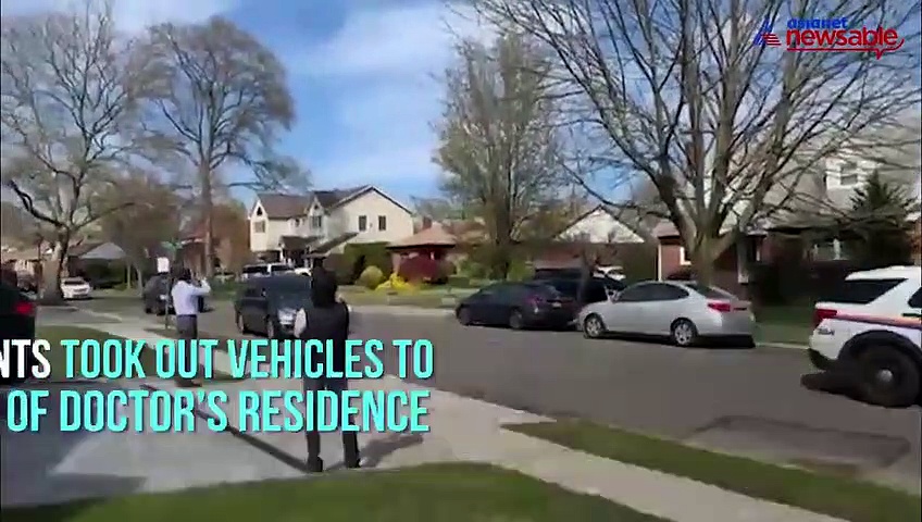 New Yorkers take out cars to appreciate Indian doctor with spectacular parade