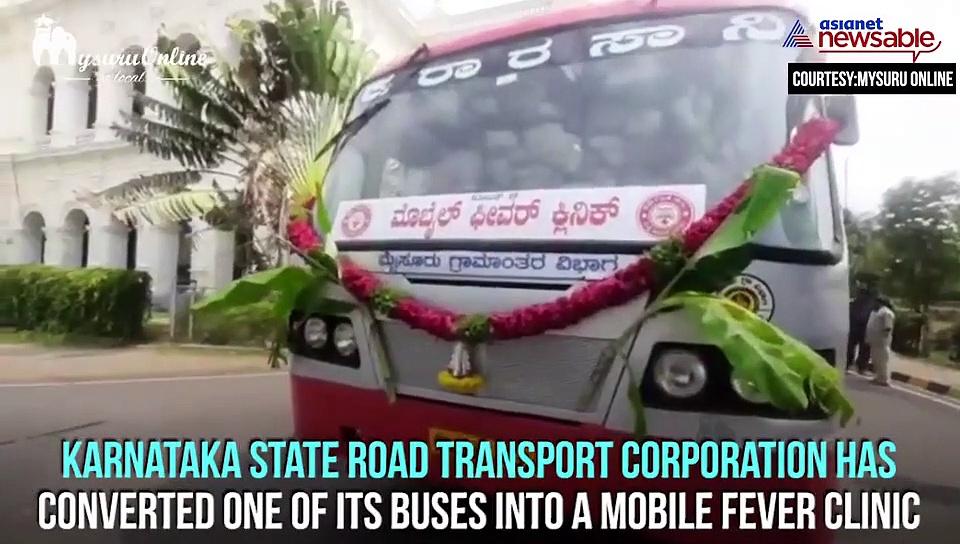 This Karnataka bus has been converted into a clinic to cure COVID-19 patients