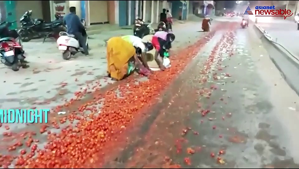 Coronavirus lockdown: Tonnes of tomatoes dumped on roads as prices crash