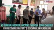 COVID-19: 'Doctors are living God', youth thanks doctors by touching their feet after treatment