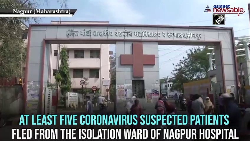 5 coronavirus suspects flee from Nagpur hospital, traced later