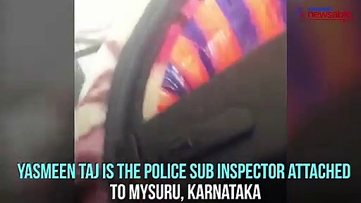 Lady cop suspended for beating up public, forcing petrol bunk to shut operations amid coronavirus lockdown