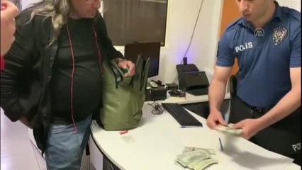 Ümraniye'de şüpheli çantadan 10 bin 200 dolar çıktı