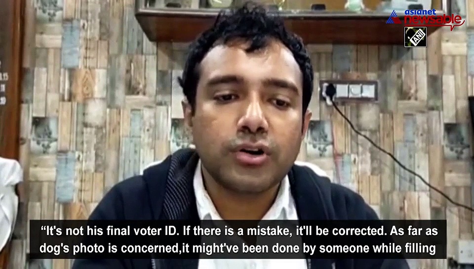 Man issued voter ID card with dog’s picture in WB’s Murshidabad