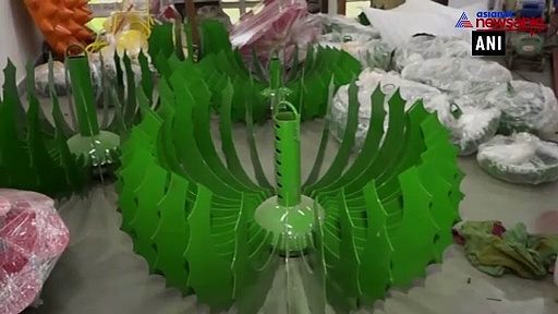 Gujarat: Metal cactus being prepared to adorn ‘Cactus Garden’ at Statue of Unity