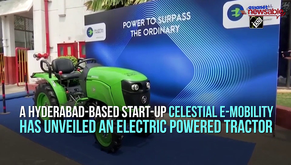 Hyderabad-based start-up unveils environment-friendly electric tractor