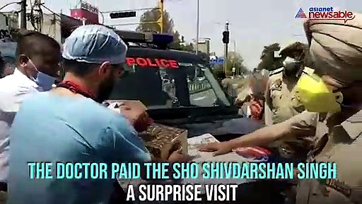 Doctor celebrates birthday of on-duty cop amid COVID-19 lockdown