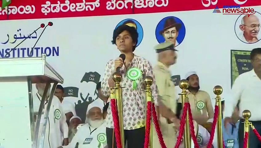 Bengaluru Police register suo motu case against Amulya who raised pro-Pakistan slogans