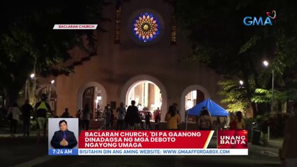 Baclaran Church, 'di pa gaanong dinadagsa ng mga deboto ngayong umaga | UB