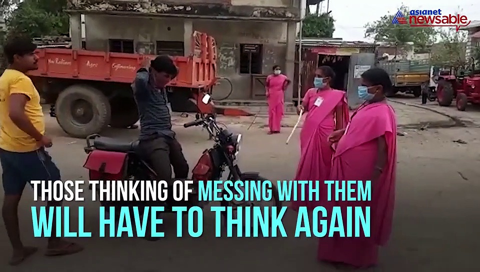 ASHA workers armed with lathis to implement lockdown