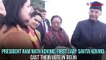 Delhi elections 2020: President of India, deputy CM Manish Sisodia show their inked finger