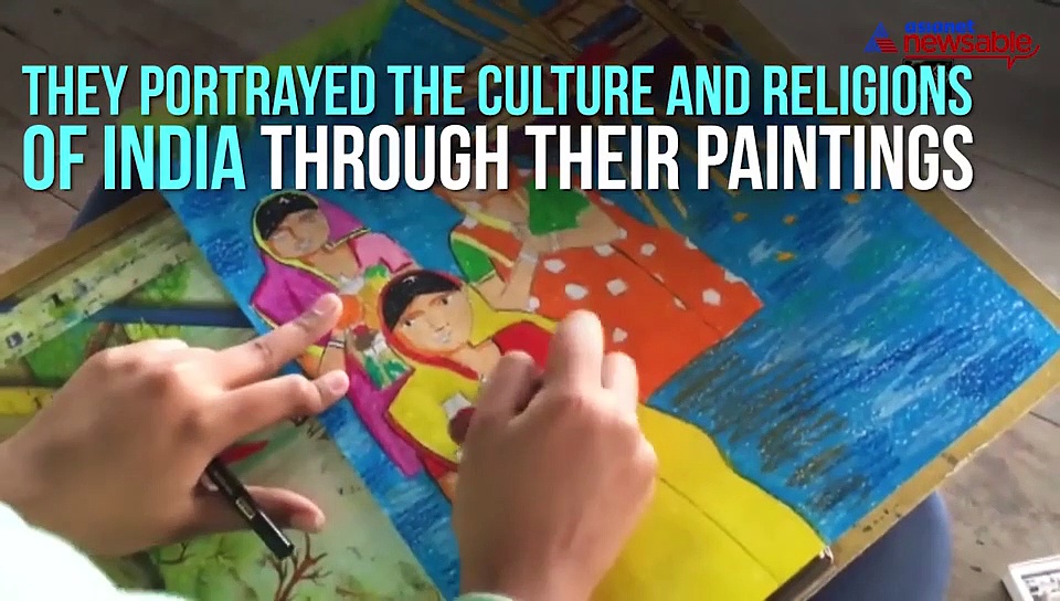 School children in Siliguri portray communal harmony though art