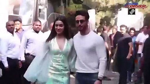 Tiger Shroff, Shraddha Kapoor on the sets of Dance Plus 5 to promote Baaghi 3