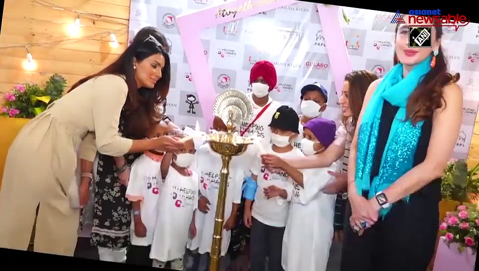 Geeta Basra attends fundraiser to aid children afflicted by cancer