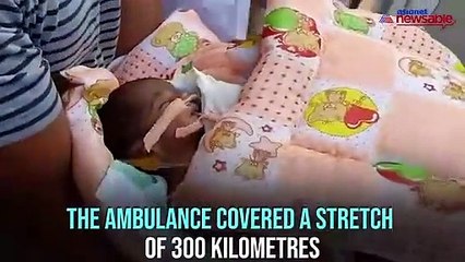 Download Video: Saving Lives: 7-day-old child with heart ailment rushed to Bengaluru from Shivamogga in zero-traffic in record time