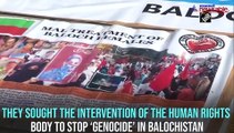 Political activists in Geneva seek UN’s intervention to stop ‘genocide’ in Balochistan