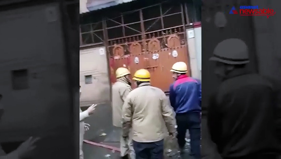 Massive fire breaks out at shoe factory in Delhi’s Narela
