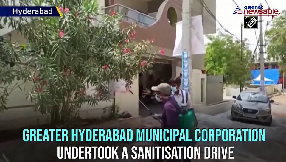 Area where coronavirus-hit techie stayed in Hyderabad sanitised