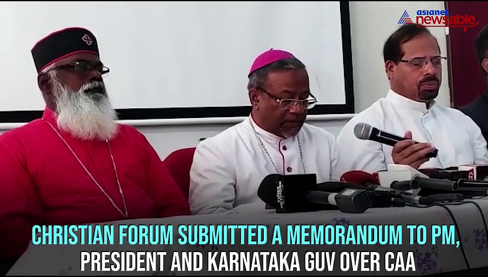 Bengaluru Archbishop submits memorandum to Centre over Citizenship Bill