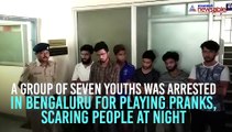 Youths disguised as ghosts in Bengaluru