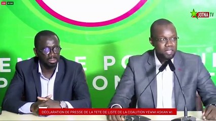 Rejet de la liste de Yewwi : Sonko écarte Macky et tire sur les frondeurs